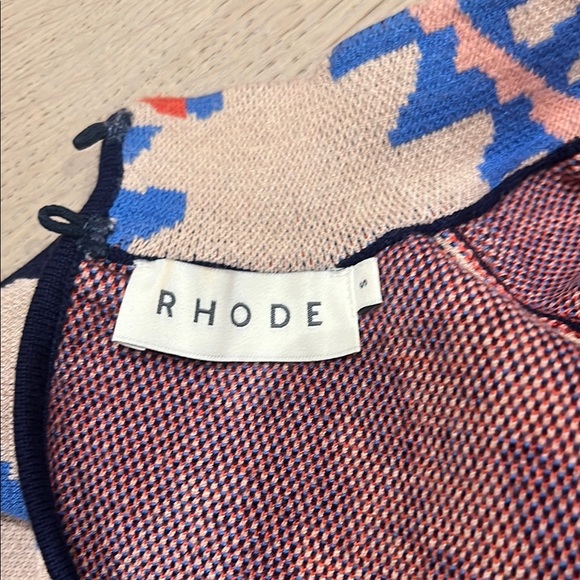 RHODE Multicolor Patterned Crop Top - Picture 3 of 3